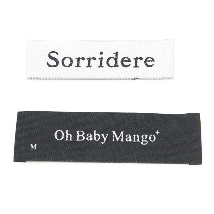 工廠直銷織嘜批發(fā)高密度滌綸織標(biāo)電腦貼標(biāo)服裝箱包水洗標(biāo)可設(shè)計