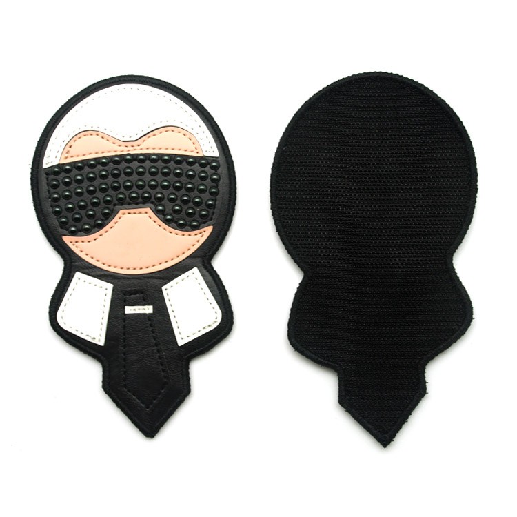 廠家直銷卡通PU魔術(shù)貼章仔刺繡背膠衣服大補丁貼繡花章仔廠家批發(fā)